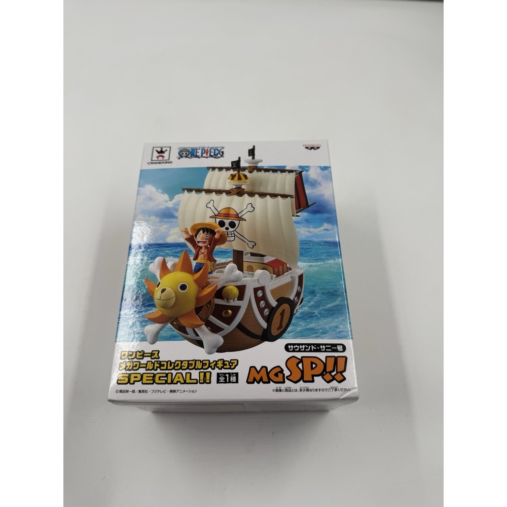 One Piece WCF THOUSAND SUNNY MEGA SPECIAL‎ MGSP Ship Figure with Luffy Banpresto